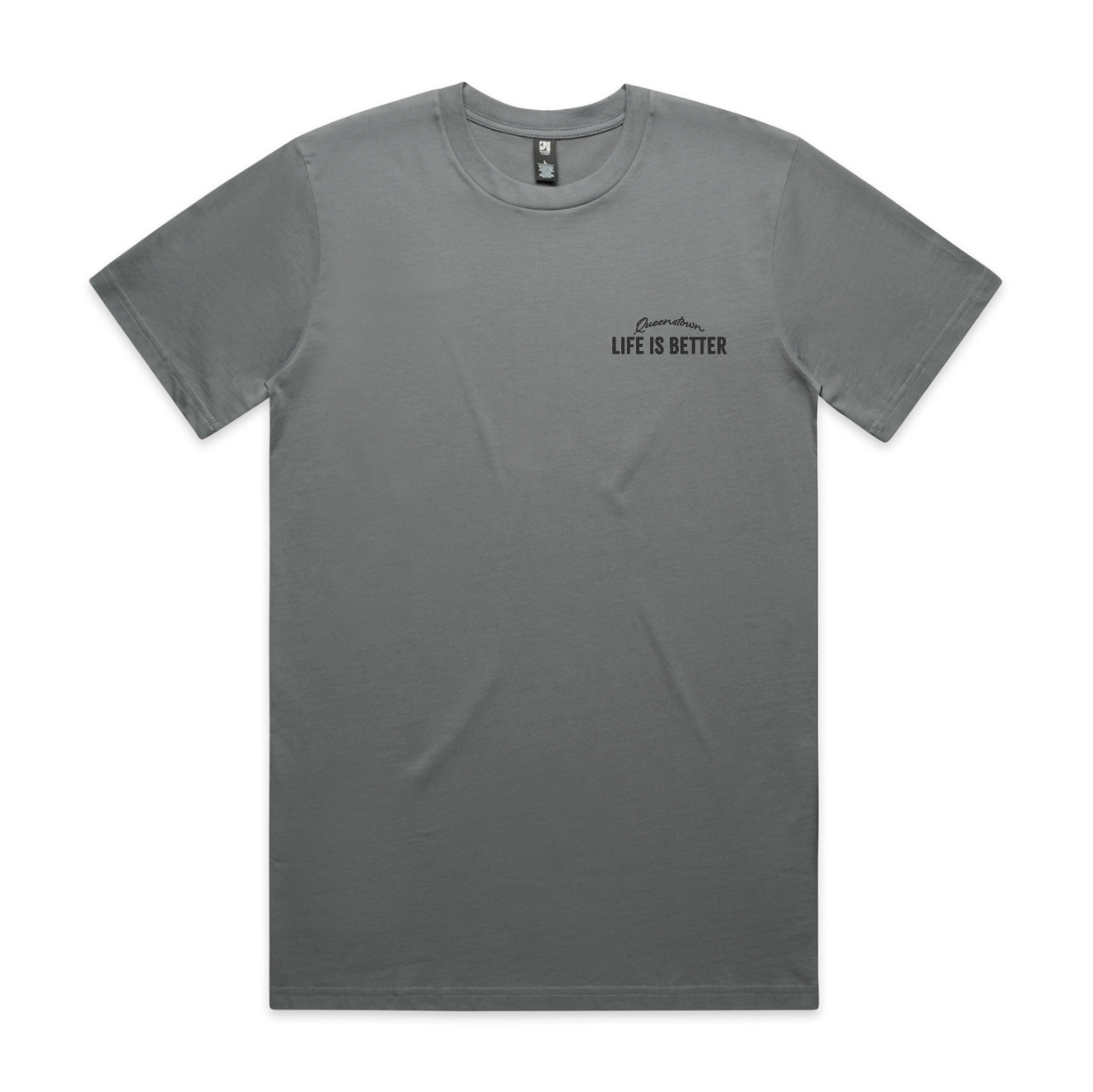 Ben Lomond Dark Grey Tshirt Design front