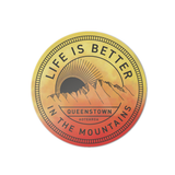Queenstown Circle Sticker Large Sunset