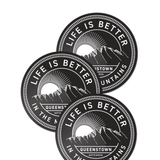 Queenstown Circle Sticker Large 100mm