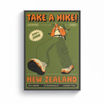 Take a Hike! A3 poster with Hiker Dude