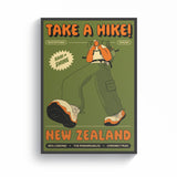 Take a Hike! A3 poster with Hiker Dude