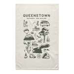 Queenstown Tea Towel - Green