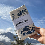 Queenstown Tea Towel Hand drawn illustrations designed and printed queenstown