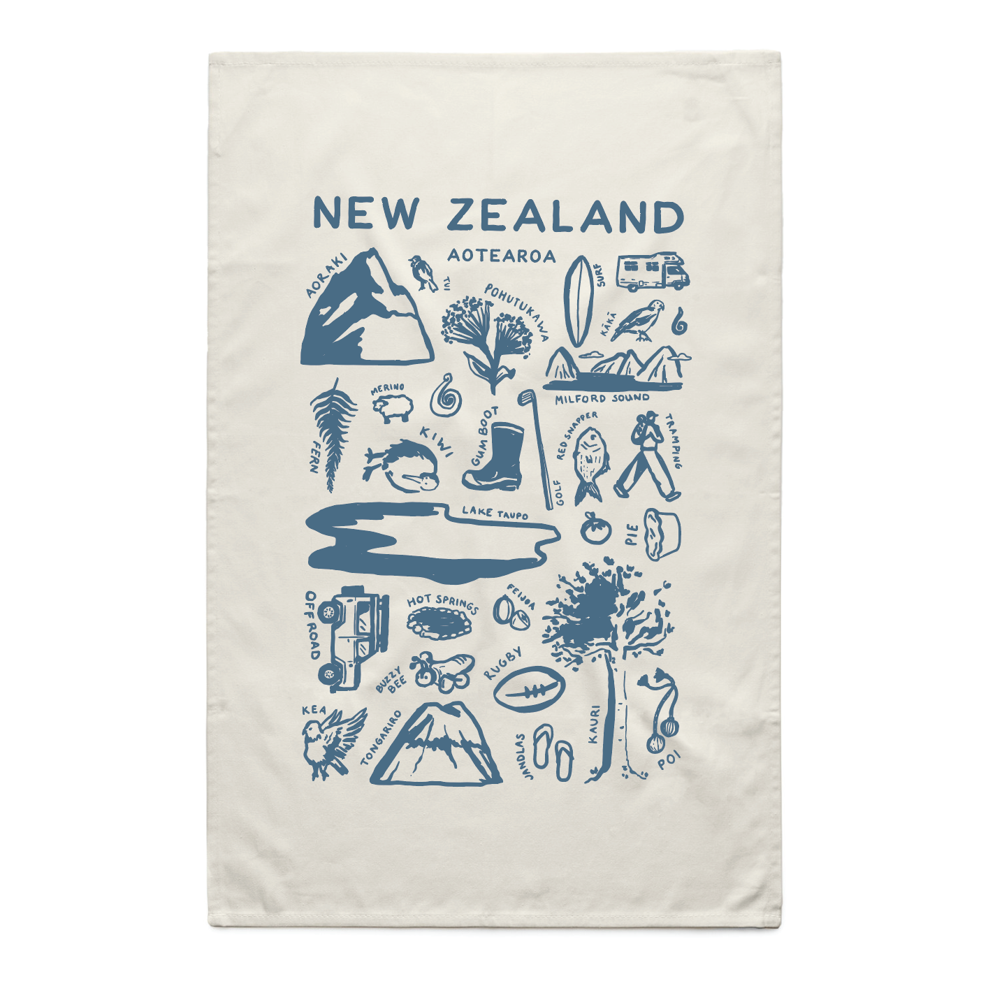 New Zealand Tea Towel